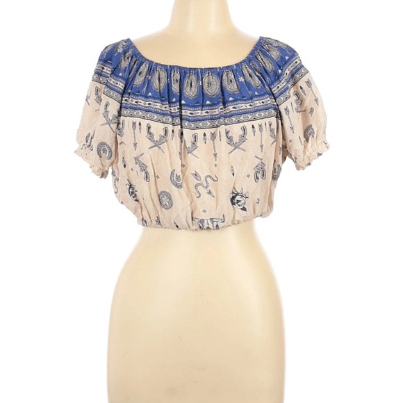 SOLD Spell & Gypsy COYOTE Off Shoulder Top - Picture 6 of 7
